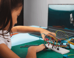 menina em estado de flow